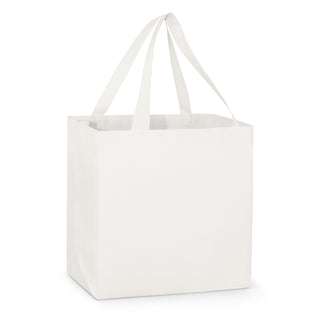 Metro Shopper Tote Bag (White)