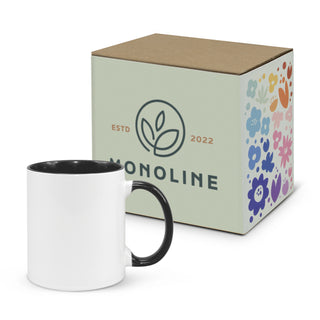 Hearth Coffee Mug - Two-Tone (Bright Green) — Gift Box Sleeve