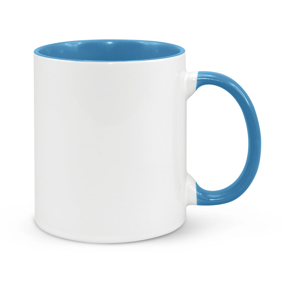Hearth Coffee Mug - Two-Tone (Light Blue)