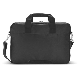 Swiss Peak 38cm Laptop Bag (Black) — Back