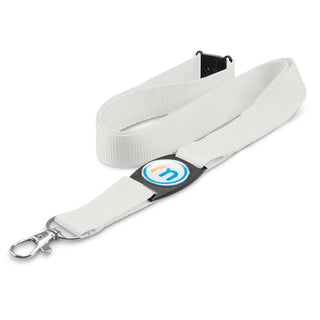 Crest Lanyard (White)