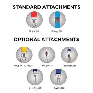 Crest Lanyard (Pink) — Attachments