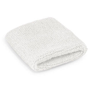 Ridge Wrist Sweat Band (White)