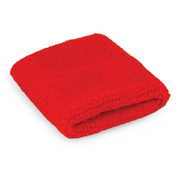 Ridge Wrist Sweat Band (Red)