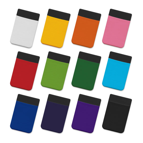 Pulse Lycra Phone Wallet - Full Colour (Back: Black)