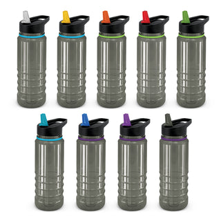 Solano Elite Bottle - Clear and Black (Black) — Black Bottles