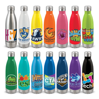 Solano Steel Bottle (White) — Colour Range