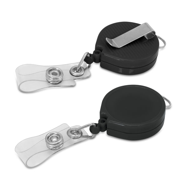 Clip Retractable ID Holder (Dark Green)
