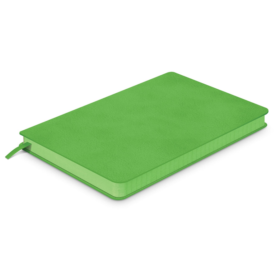Linen Notebook - Medium (Bright Green)