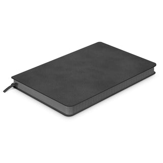 Linen Notebook - Medium (Black)