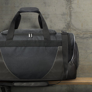 Excelsior Duffle Bag (Black/Grey) — Feature