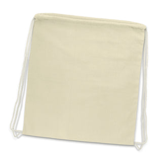 Canvas Cotton Drawstring Backpack (Natural)