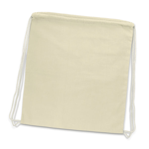 Canvas Cotton Drawstring Backpack (Natural)