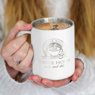 Summit Coffee Mug (Black) — Laser Engraving