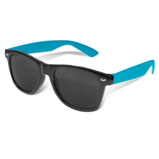 Coastal Premium Sunglasses - Black Frame (Light Blue)