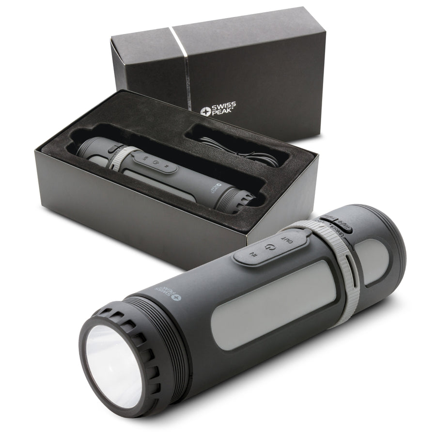 Swiss Peak 4-in-1 Speaker (Black/Grey)
