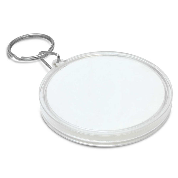 Cipher Puzzle Key Ring (White)