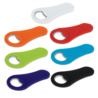 Cling Magnetic Bottle Opener (White) — Unprinted