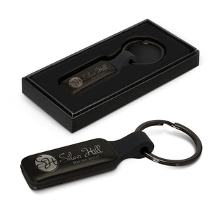Altos Key Ring - Rectangle (Gunmetal/Black)