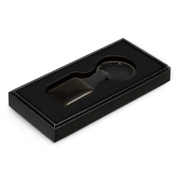 Altos Key Ring - Square (Gunmetal/Black)