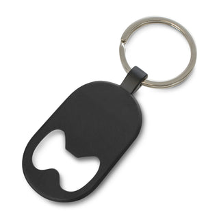 Arc Bottle Opener Key Ring (Black)