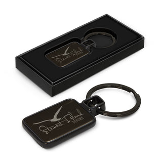 Astina Key Ring (Gunmetal/Black)
