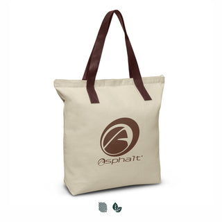 Ascot Tote Bag (Natural/Brown) — nan