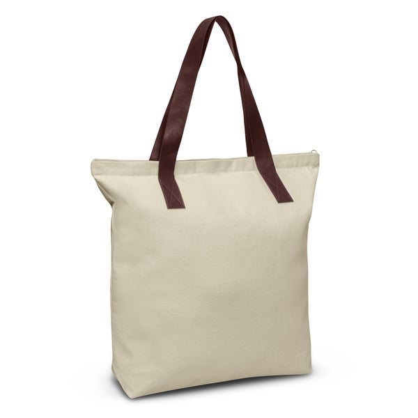 Ascot Tote Bag (Natural/Brown)