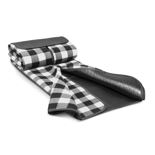 Ridge Picnic Blanket (Black/Grey) — Feature