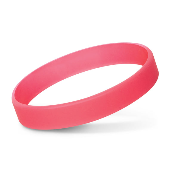 Glow Silicone Wrist Band - Glow in the Dark (Red)