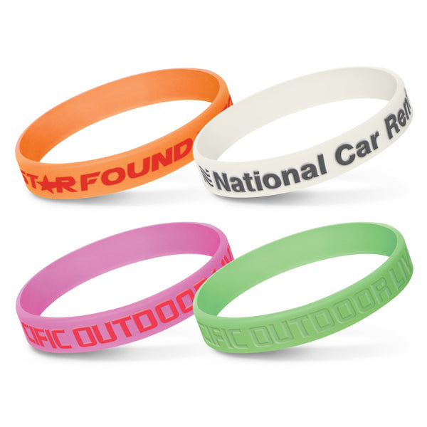 Glow Silicone Wrist Band - Glow in the Dark (Green)