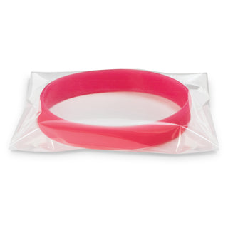Glow Silicone Wrist Band - Glow in the Dark (Yellow) — Poly Bag