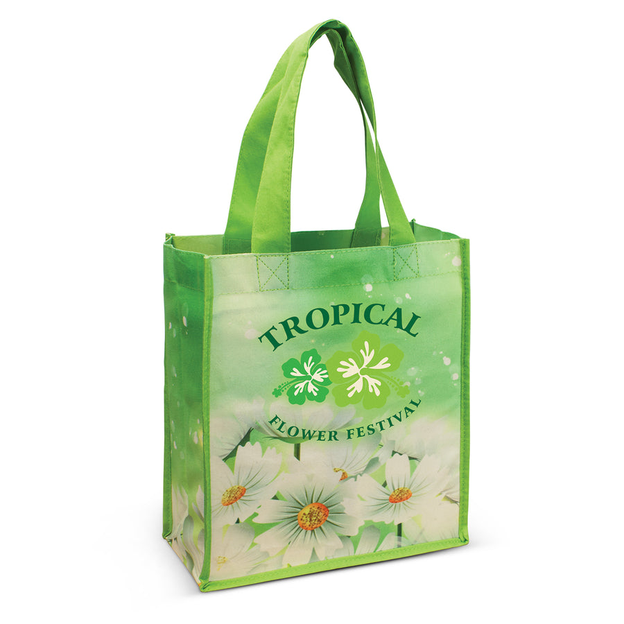 Trevi Cotton Tote Bag (Bright Green)