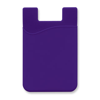 Quartz Silicone Phone Wallet - Full Colour (Purple)