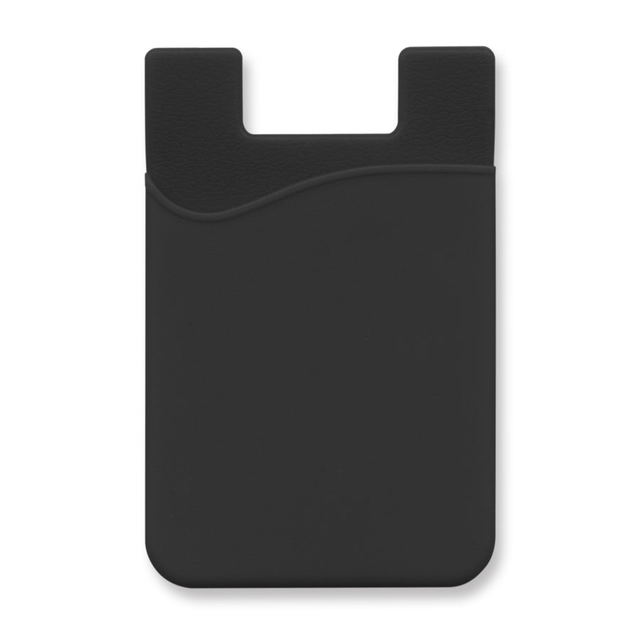 Quartz Silicone Phone Wallet - Full Colour (Black)
