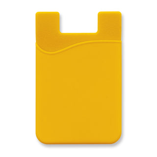 Quartz Silicone Phone Wallet - Full Colour (Yellow)