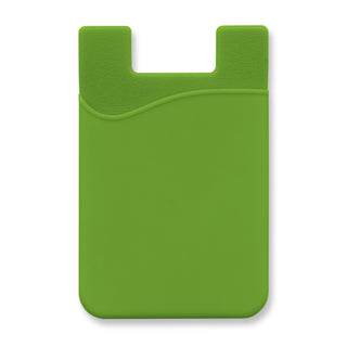 Quartz Silicone Phone Wallet - Full Colour (Bright Green)