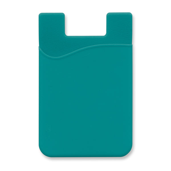 Quartz Silicone Phone Wallet - Full Colour (Teal)