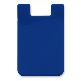 Cipher Silicone Phone Wallet - Indent (Dark Blue)