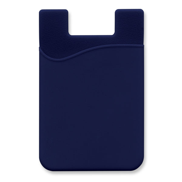 Cipher Silicone Phone Wallet - Indent (Navy)