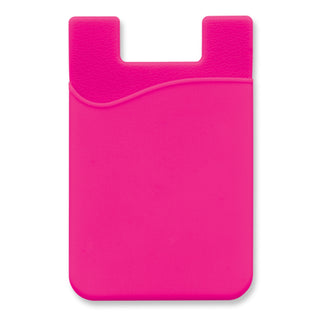 Cipher Silicone Phone Wallet - Indent (Pink)