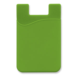 Cipher Silicone Phone Wallet - Indent (Bright Green)