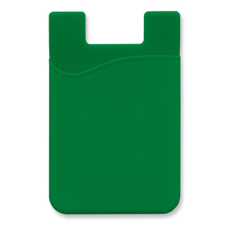 Cipher Silicone Phone Wallet - Indent (Dark Green)