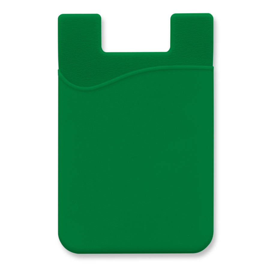 Cipher Silicone Phone Wallet - Indent (Dark Green)