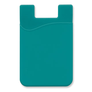 Cipher Silicone Phone Wallet - Indent (Teal)