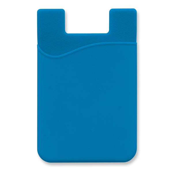 Cipher Silicone Phone Wallet - Indent (Light Blue)