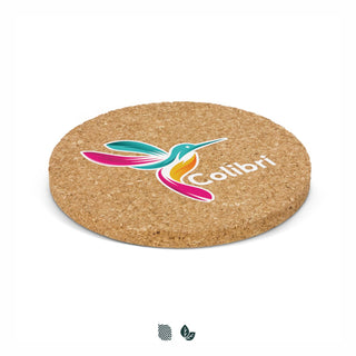 Cork Reef Cork Coaster - Round (Natural) — Impact Aware