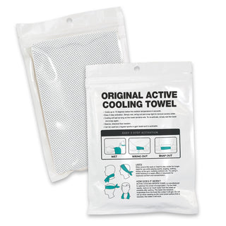 Arctic Cooling Towel - Pouch (White) — Packaging