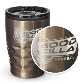 Forge Coffee Cup (White) — Engraving