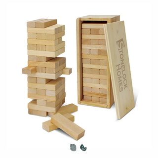 Timber Tumbling Tower (Natural) — Impact Aware